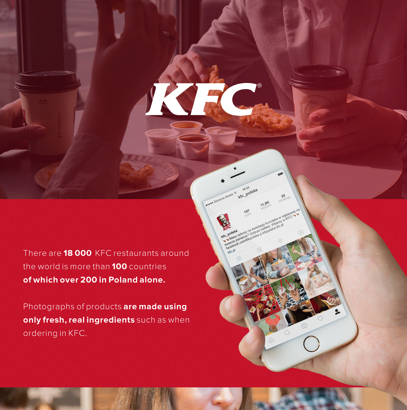 KFC social media photos Food  fastfood restaurant kentucky fried chicken