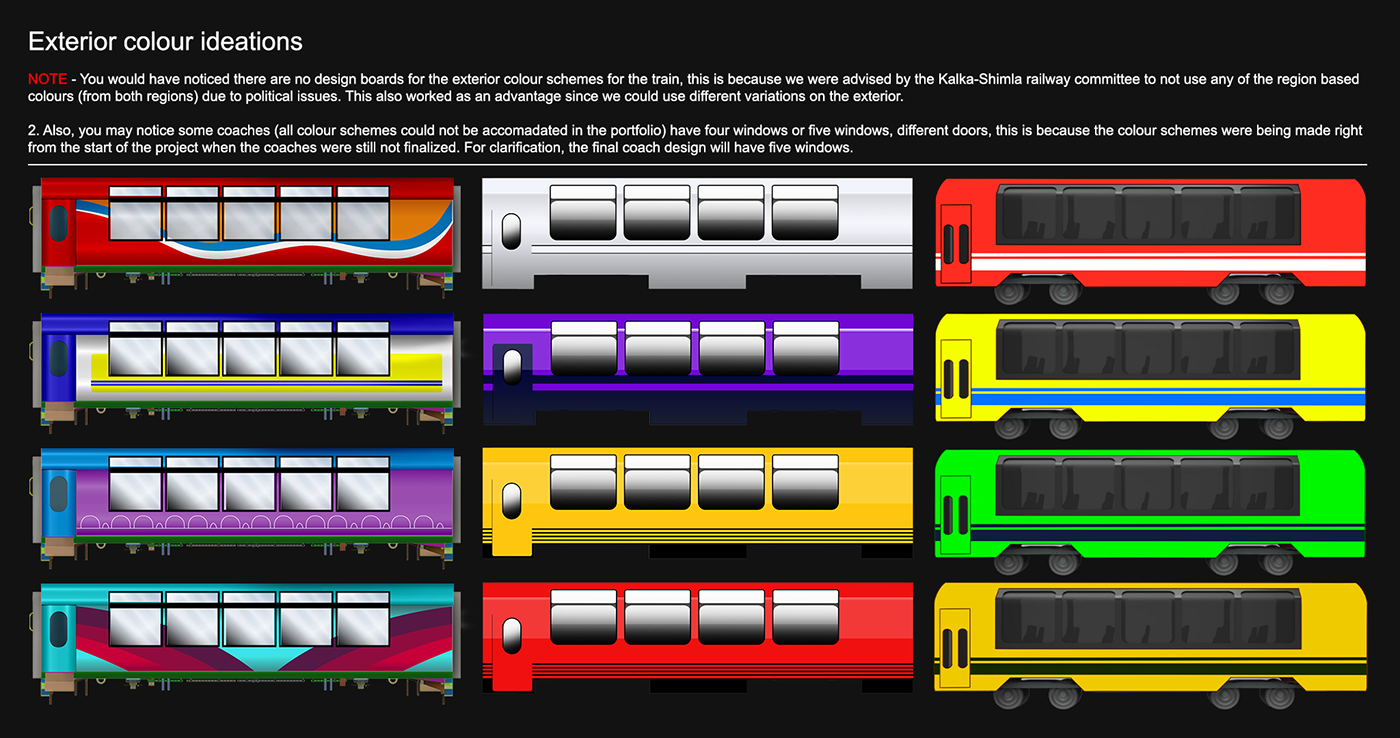cmf design Indian Railways trains Transportation Design industrial design  product design  sketch