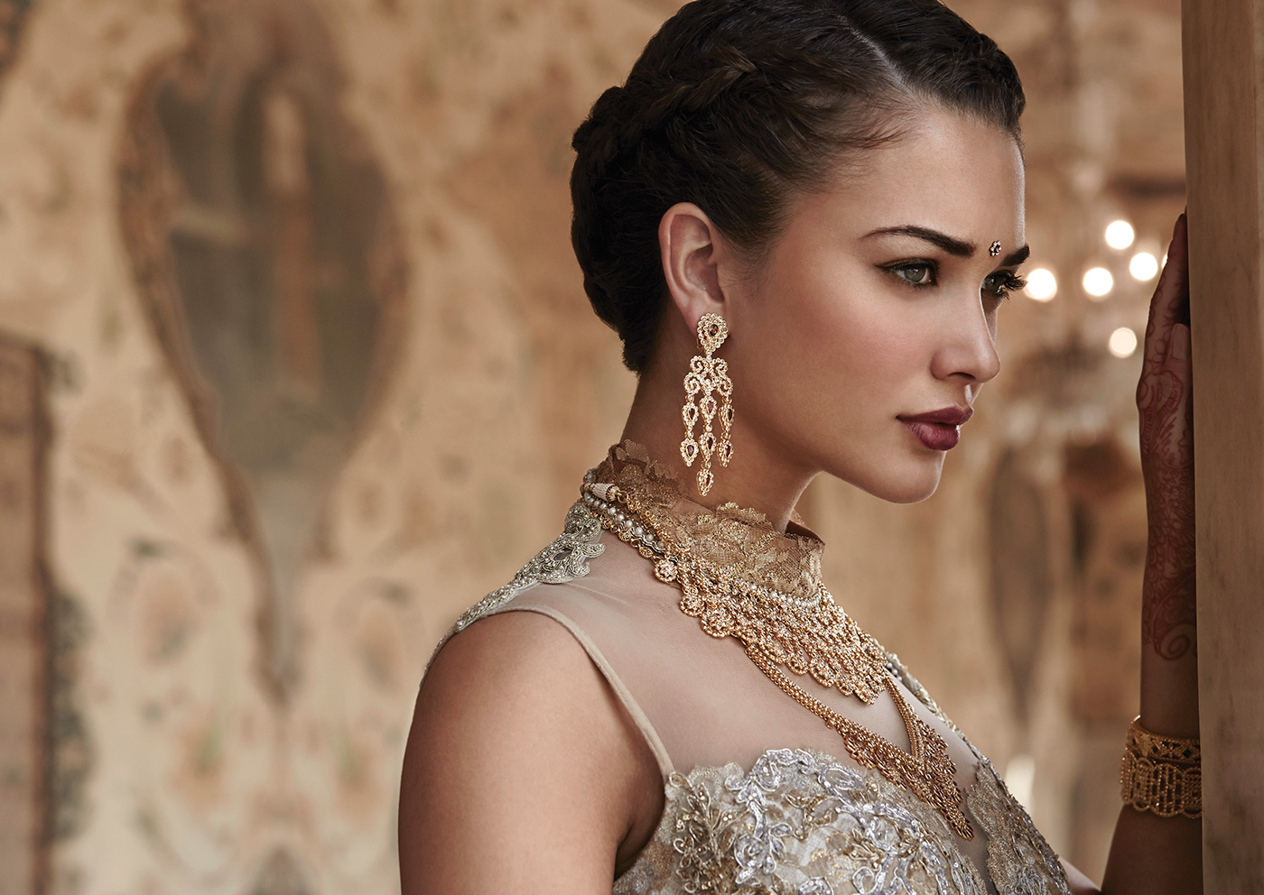 Amy Jackson Ethnic exotic india Fashion indian weddings Jaipur Jewellery So...