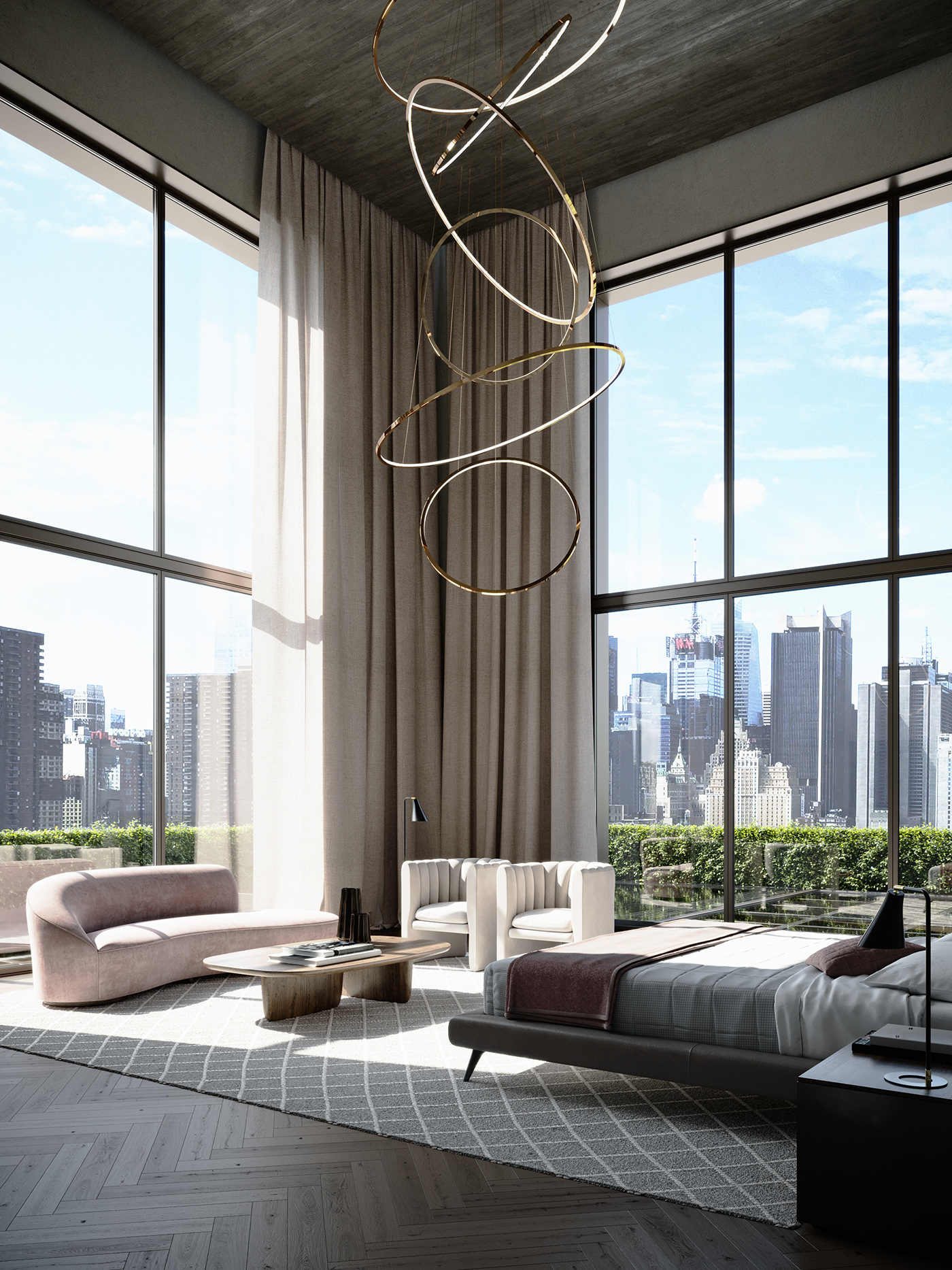 3D architecture CGI coronarenderer interior design  luxury PRESSRENDER realestate