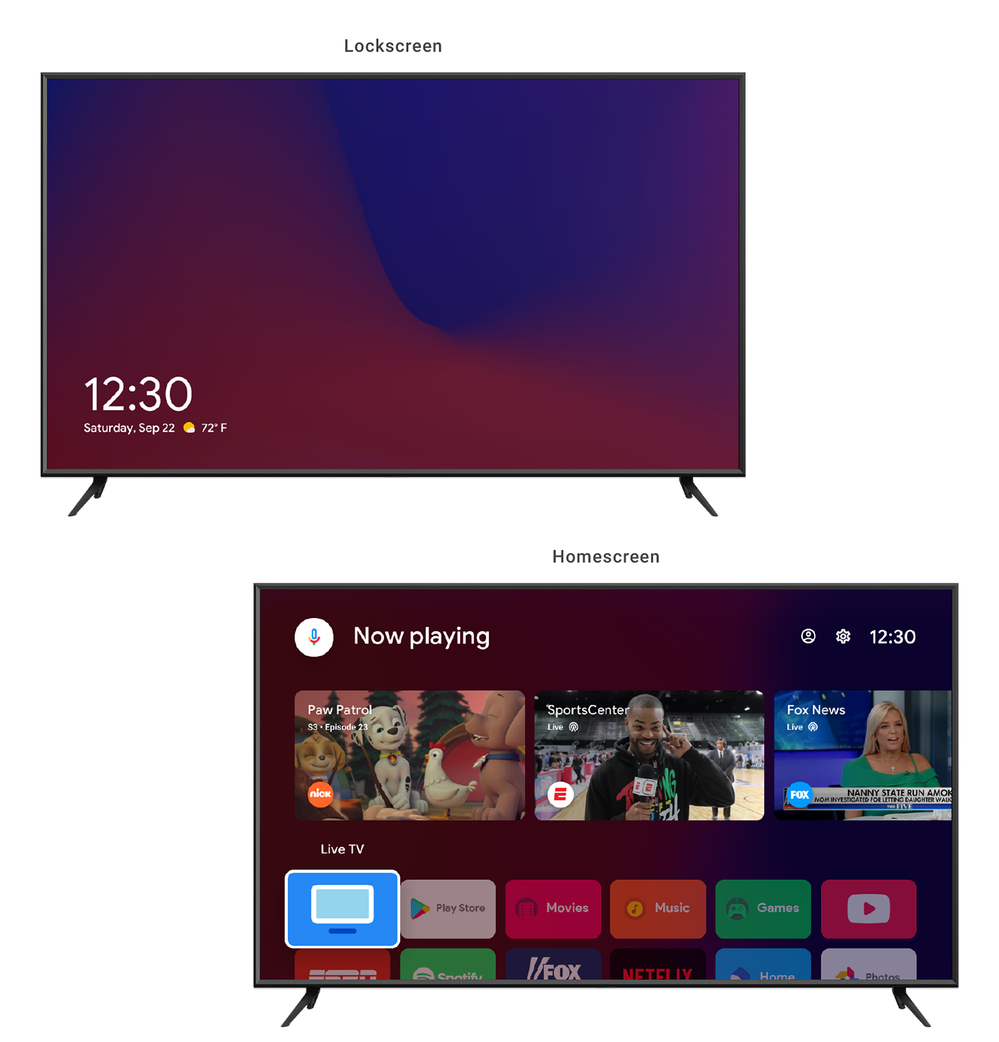 android google redesign concept material design tv Android Wear Android TV pixel 2 adaptive icons