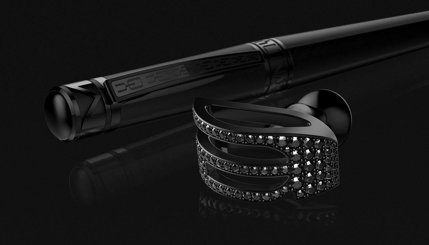 Jewellery 3D model 3D model Solidworks keyshot photoshop diamonds xylography print luxury rendering ring cufflinks Necklace