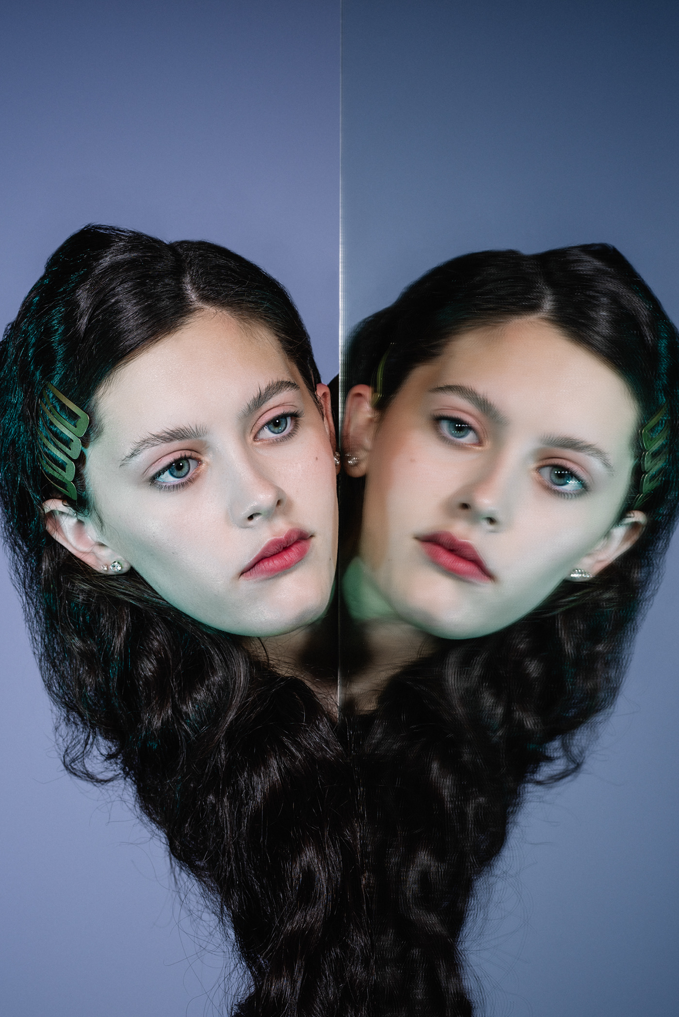 makeup lighting studio model portrait reflection beauty