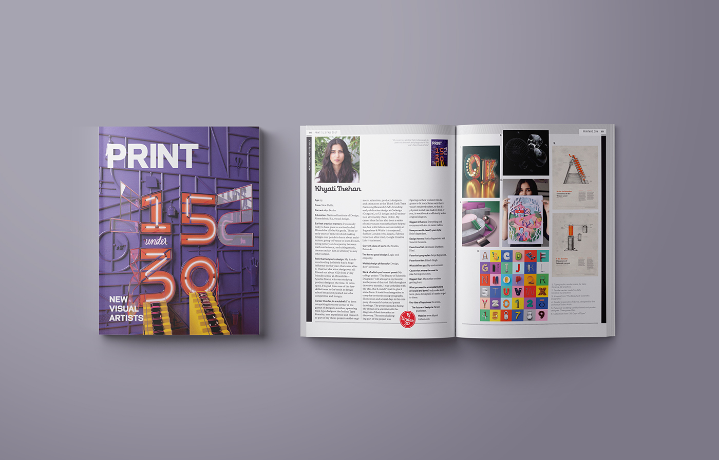 nva New visual artist 3D clay render 15 under 30 Print Magazine