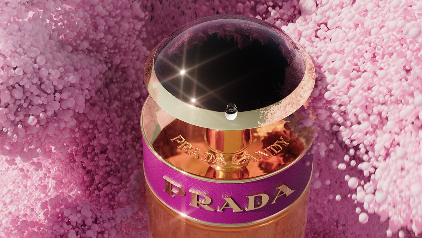 3D visualization CGI Render beauty perfume Fragrance cosmetics Advertising  3d motion