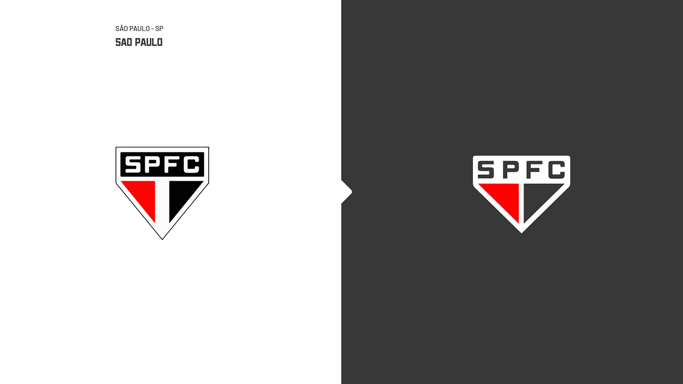 Redesign of São Paulo Futebol Clube crest