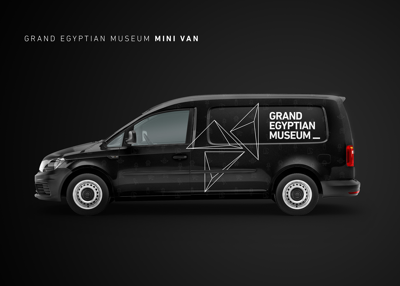 branding  gem museum egypt Ancient grand egyptian logo concept moeslah