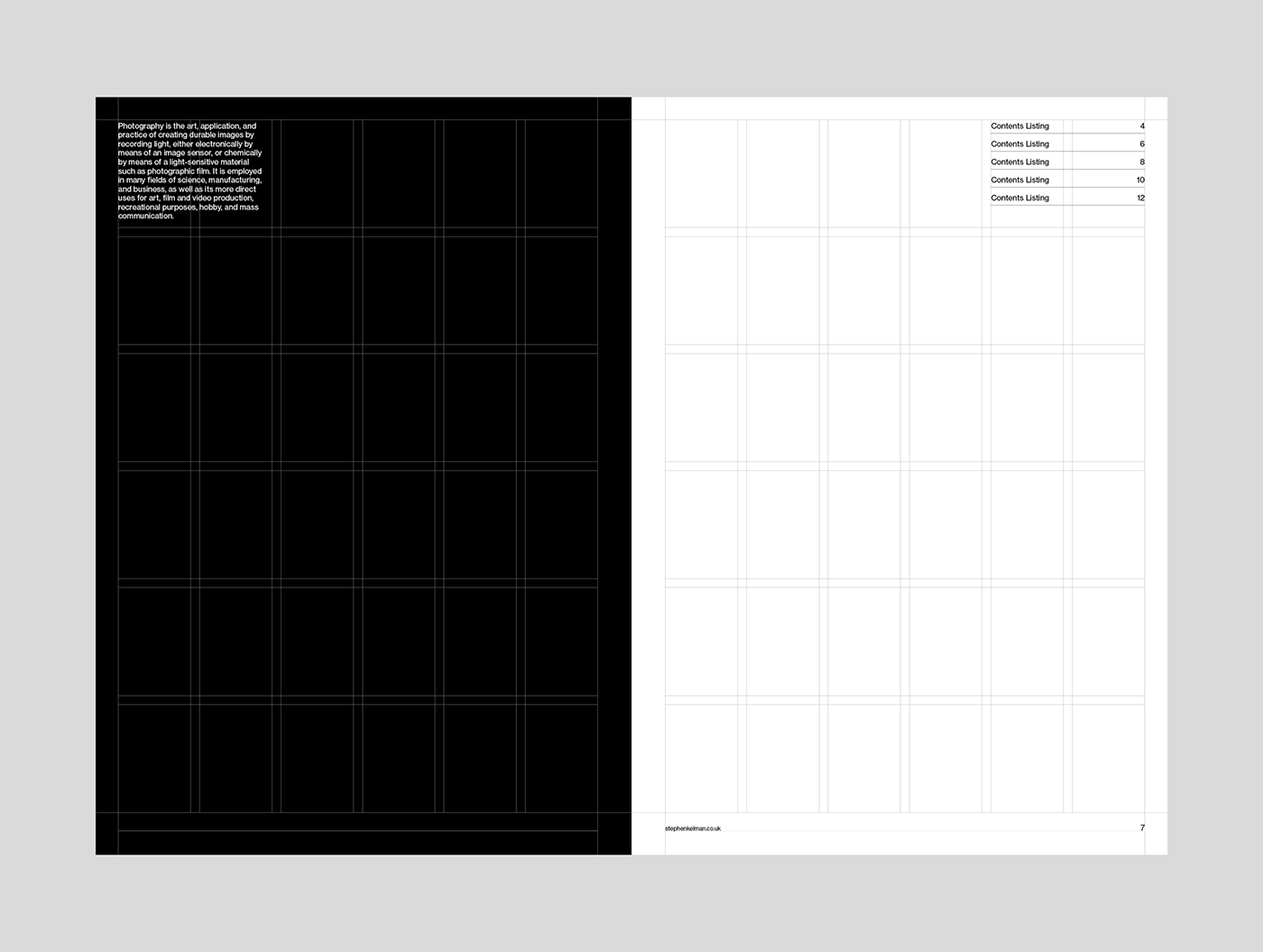 architects Architecture Layout Brochure Template grid system grid system template indesign template look book photography layout Portfolio template typography layout