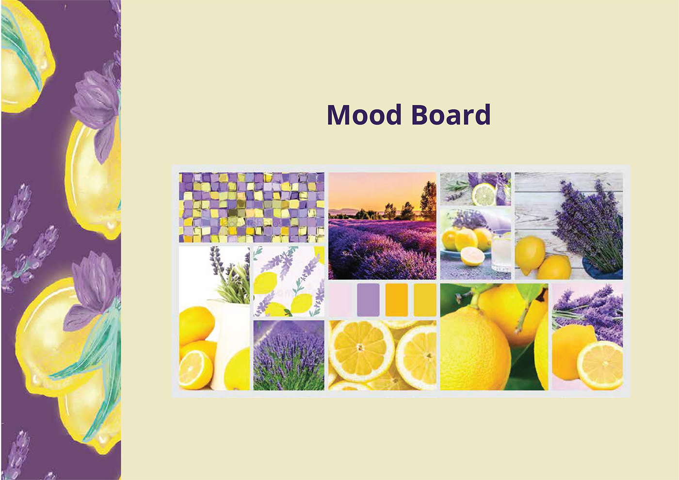 Advertising  brandbook branding  Cosmetic graphic design  lavender lemon social media