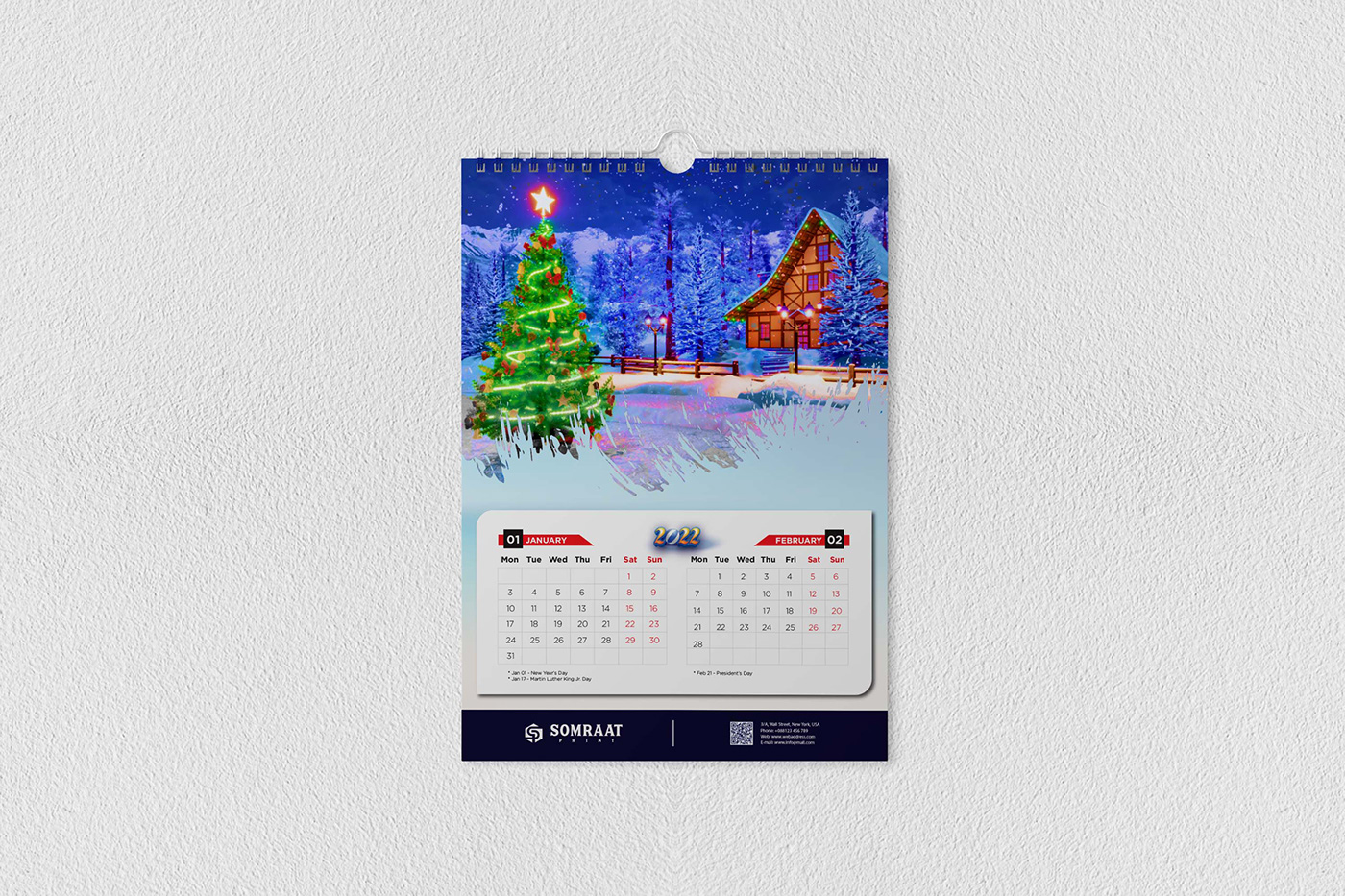 2022 Calendar bulbulsomraat calendar Calendar 2022 calendar design finevector new year wall calendar design