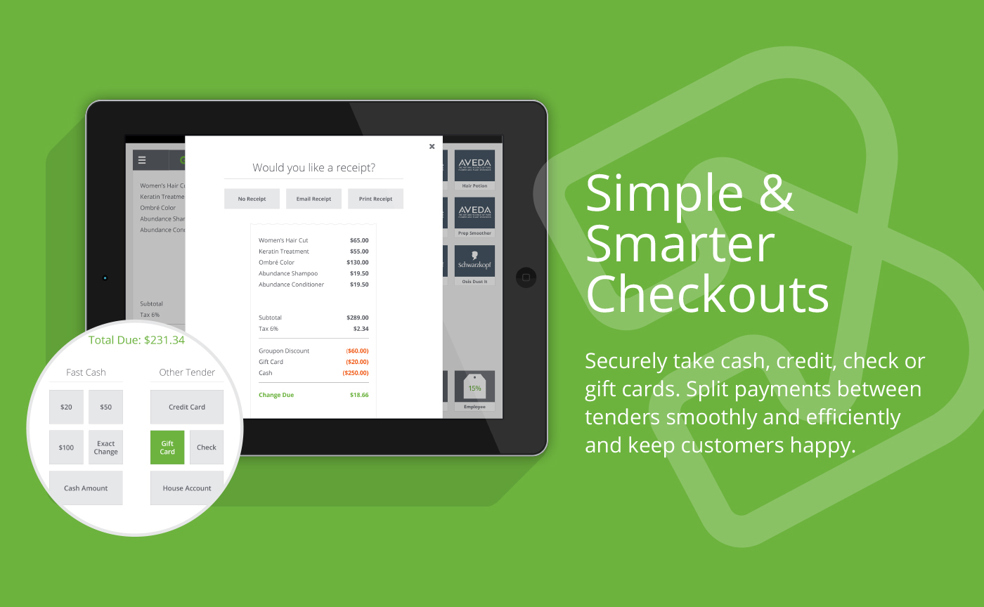 Breadcrumb pos redesign point of sales groupon interface design User Experince merchant facing