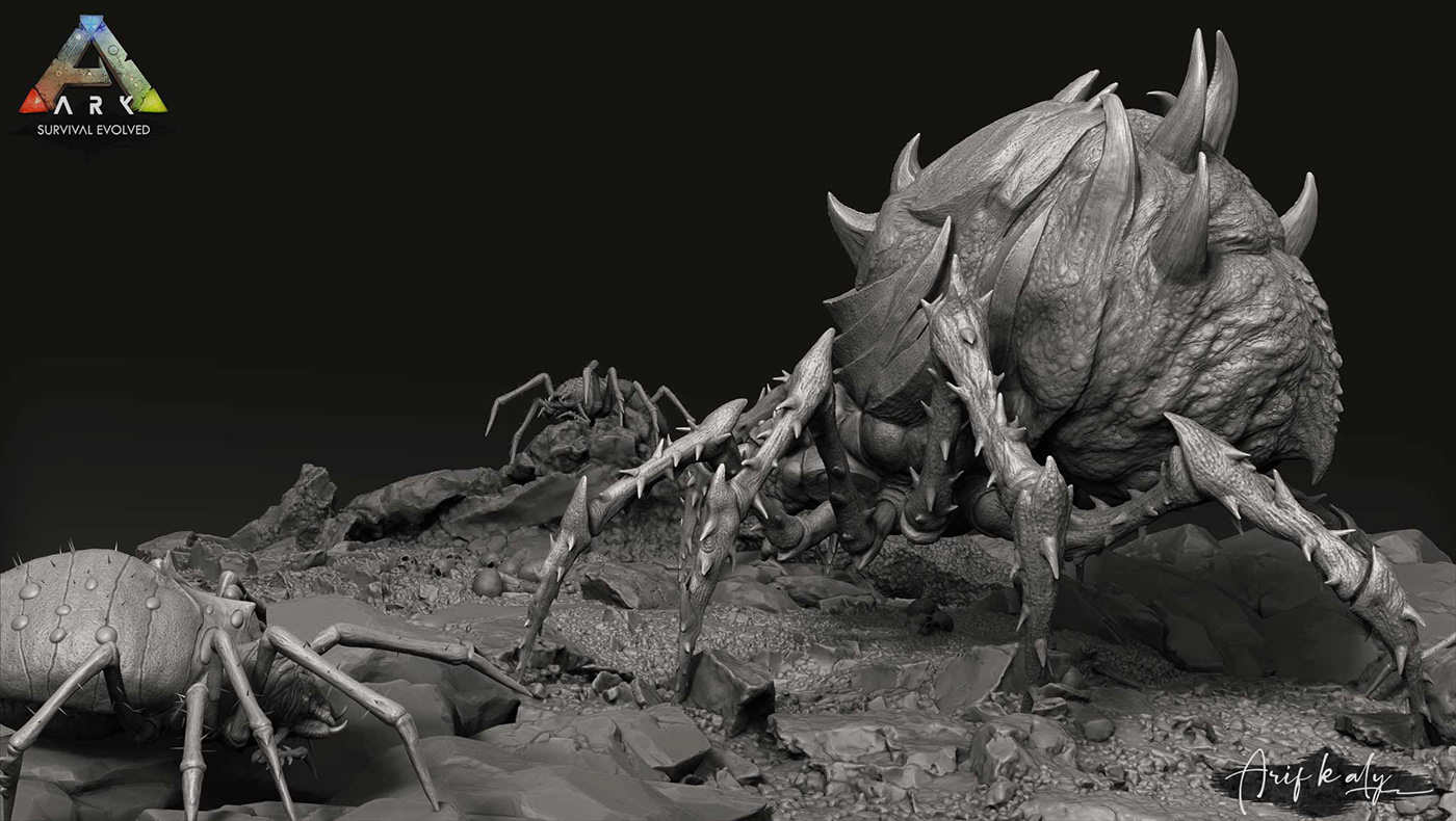 3D art creature fantasy game insect Render spider artist artwork