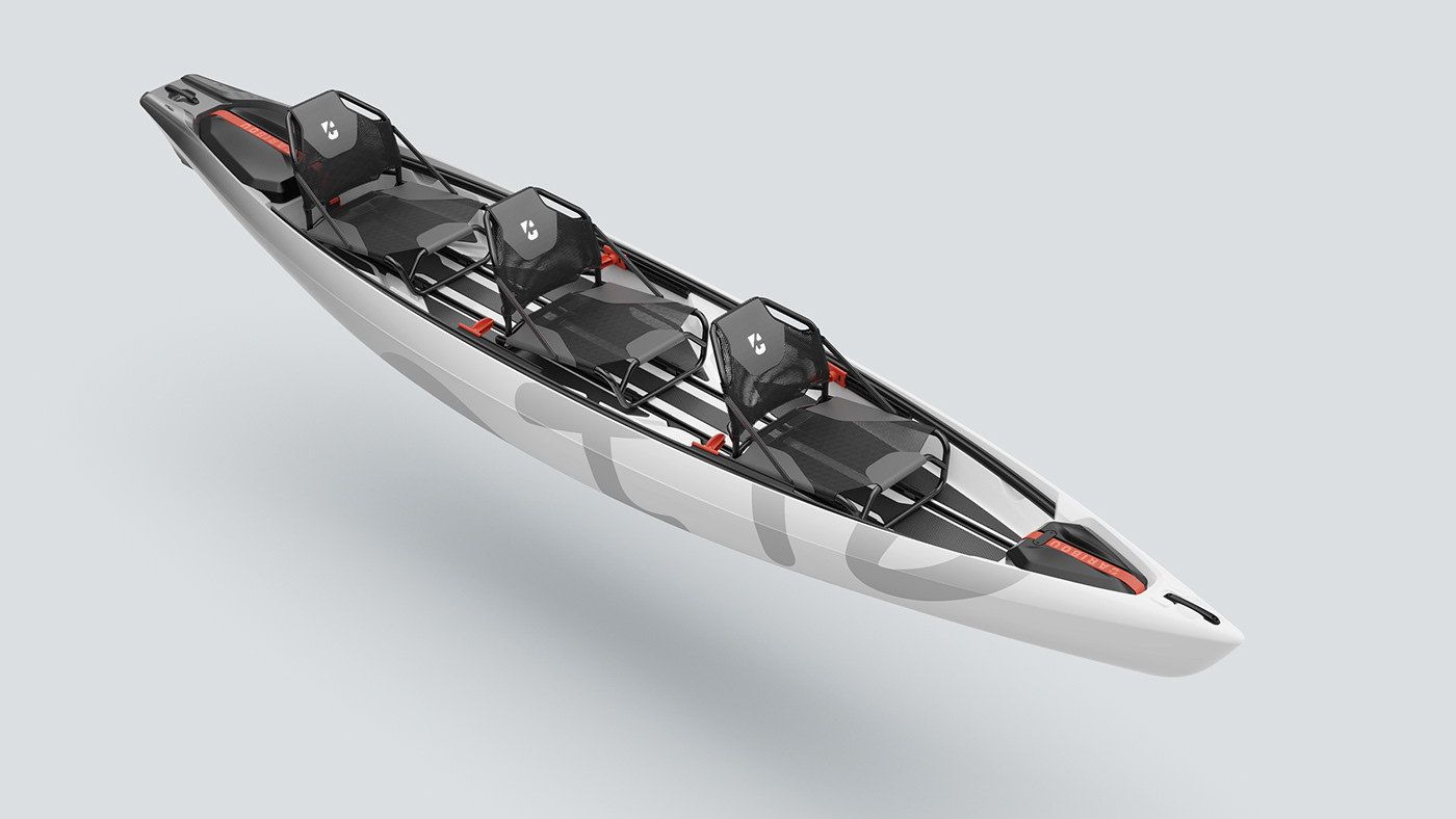industrial design  kayak river transportation Transport design product design  transport design kayaking adventure