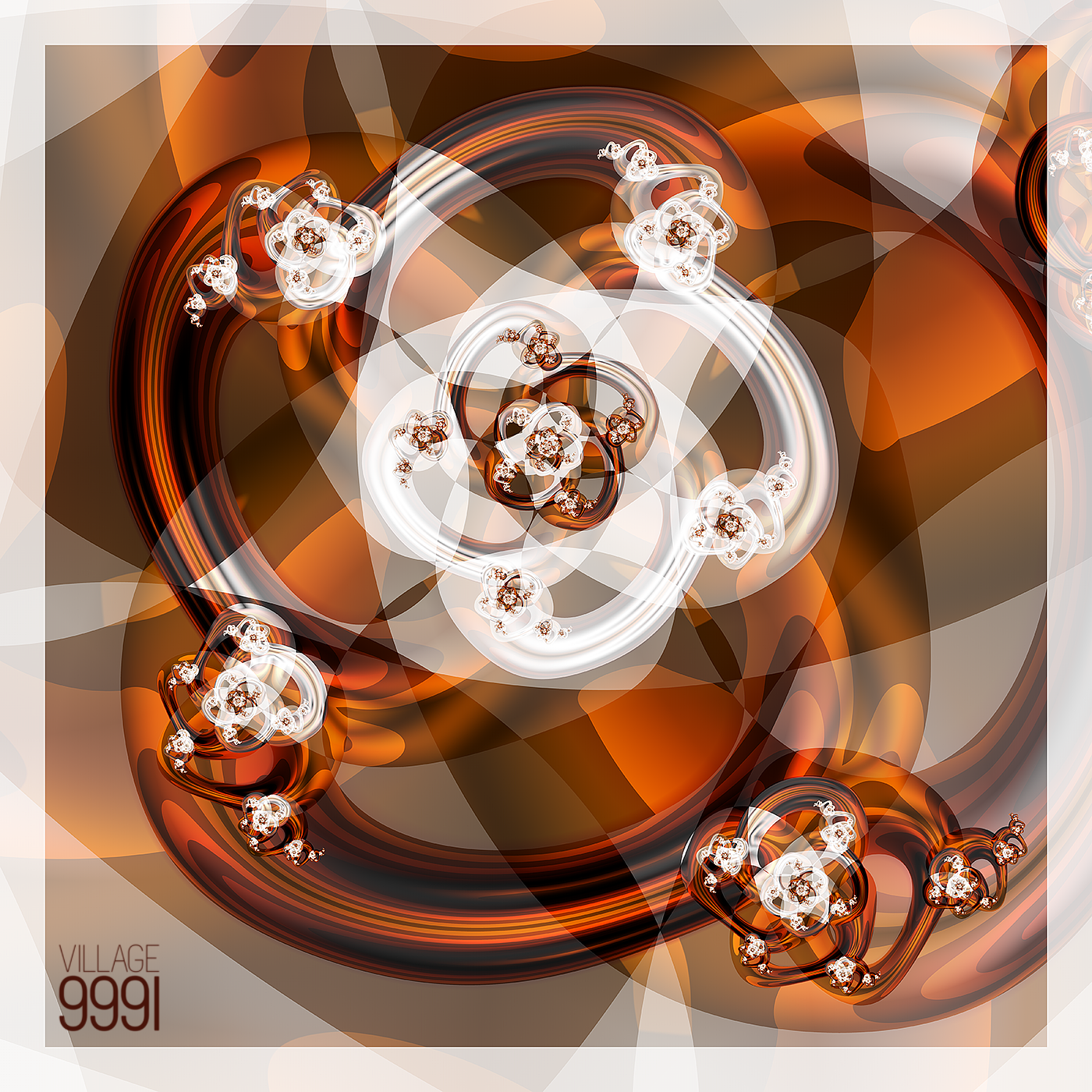 Gemoetry Geometrical Procedural fractal digital recursive Amber glass