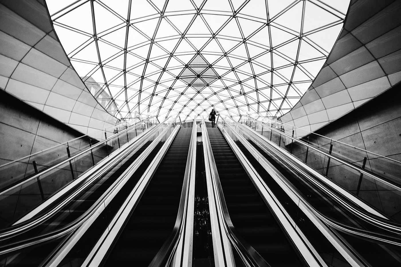 architecture Architecture Photography black and white blackwhitephotography escalators monochrome Photography  street photography train station Urban