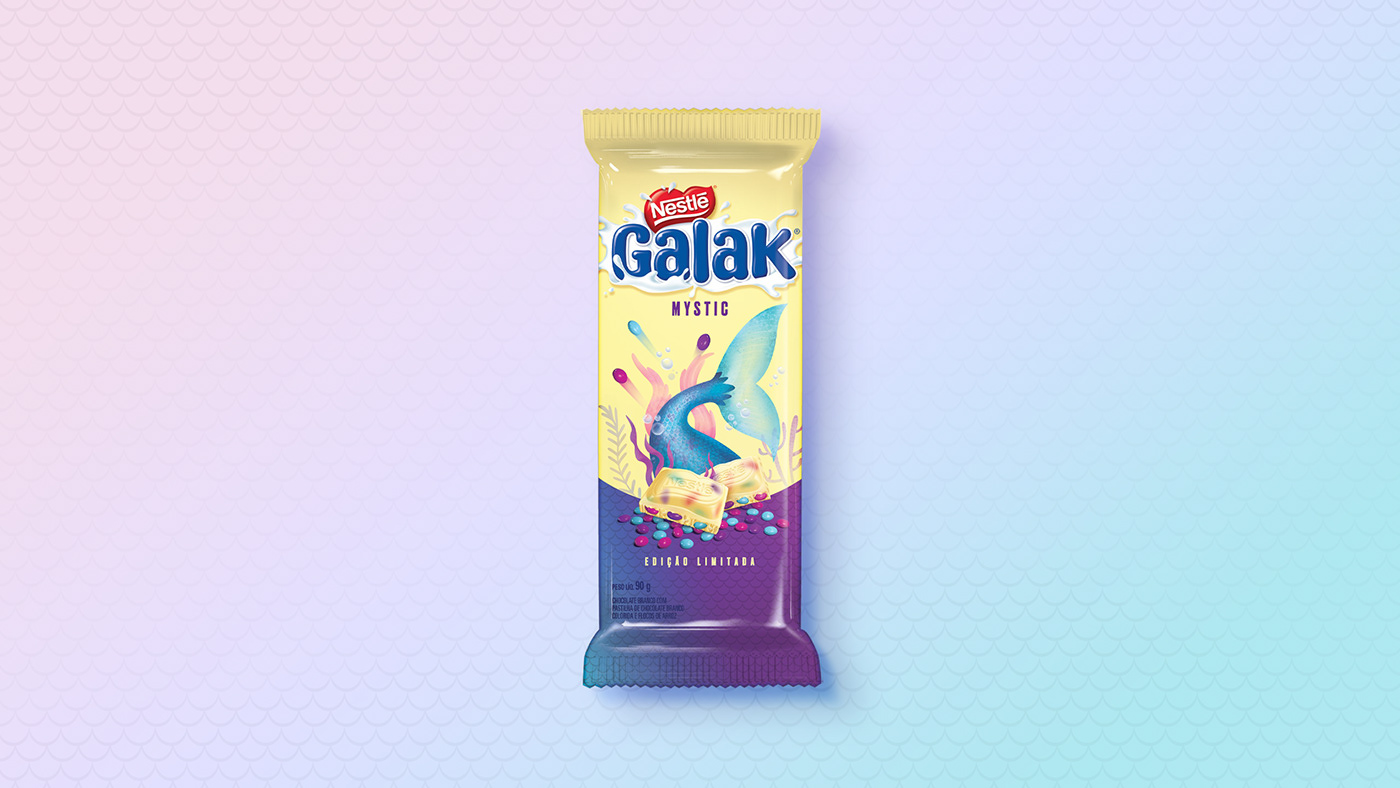 branding  chocolate Galak ILLUSTRATION  nestle packagin limited edition