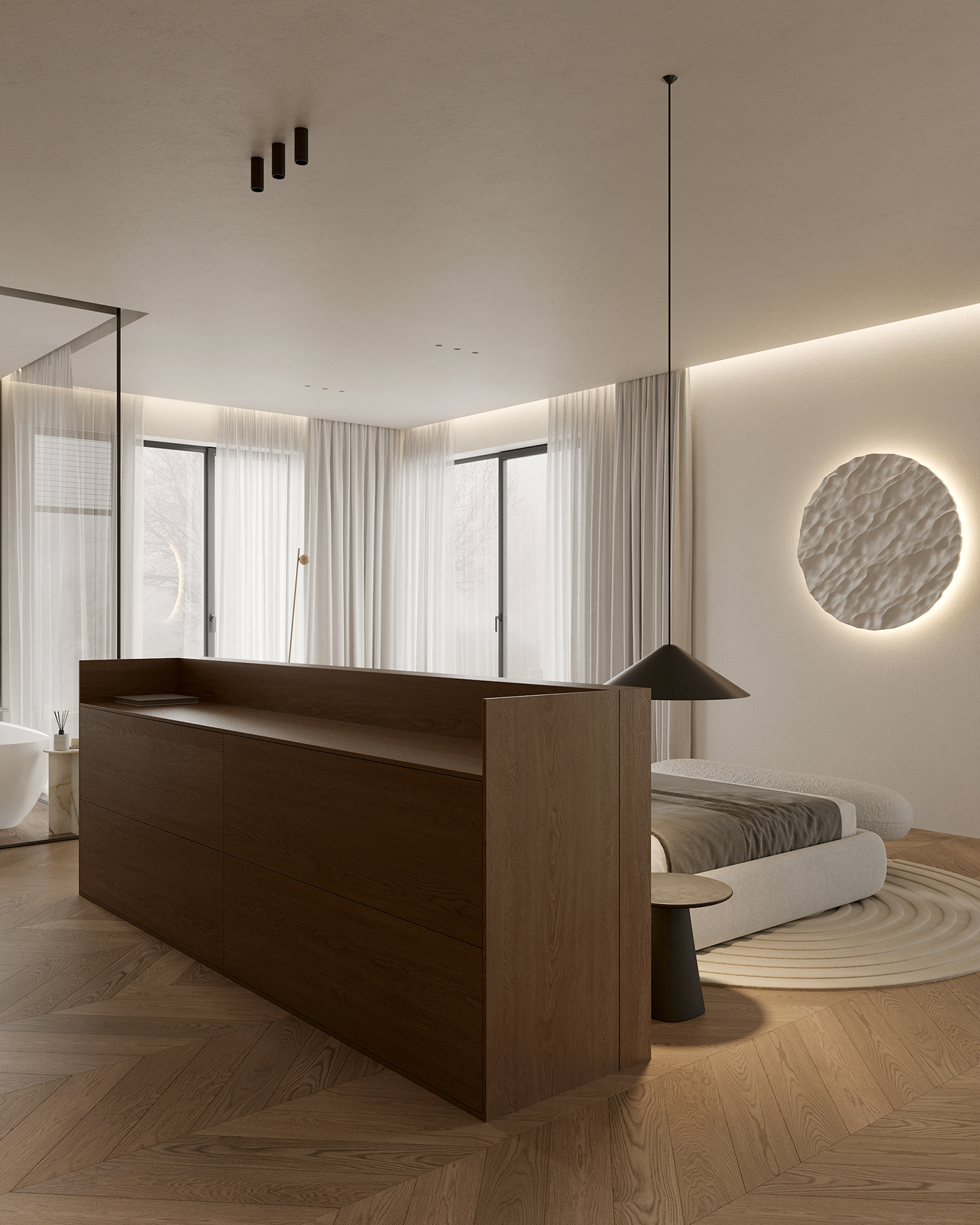 interior design  architecture visualization 3ds max archviz modern Render minimalist CGI softminimalism