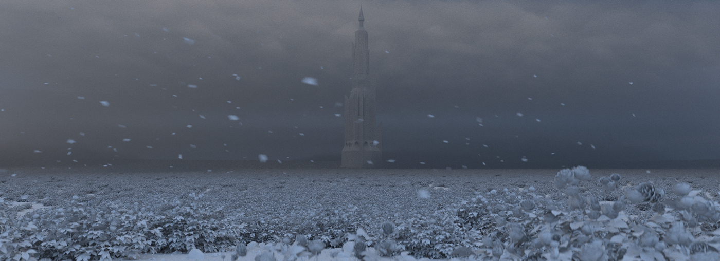 showreel CGI animation  vfx 3D corona photorealistic dark tower