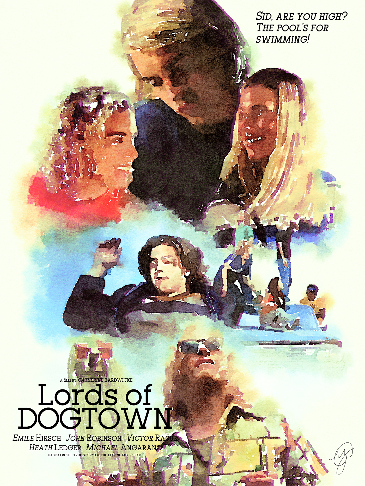 lords of dogtown watercolor