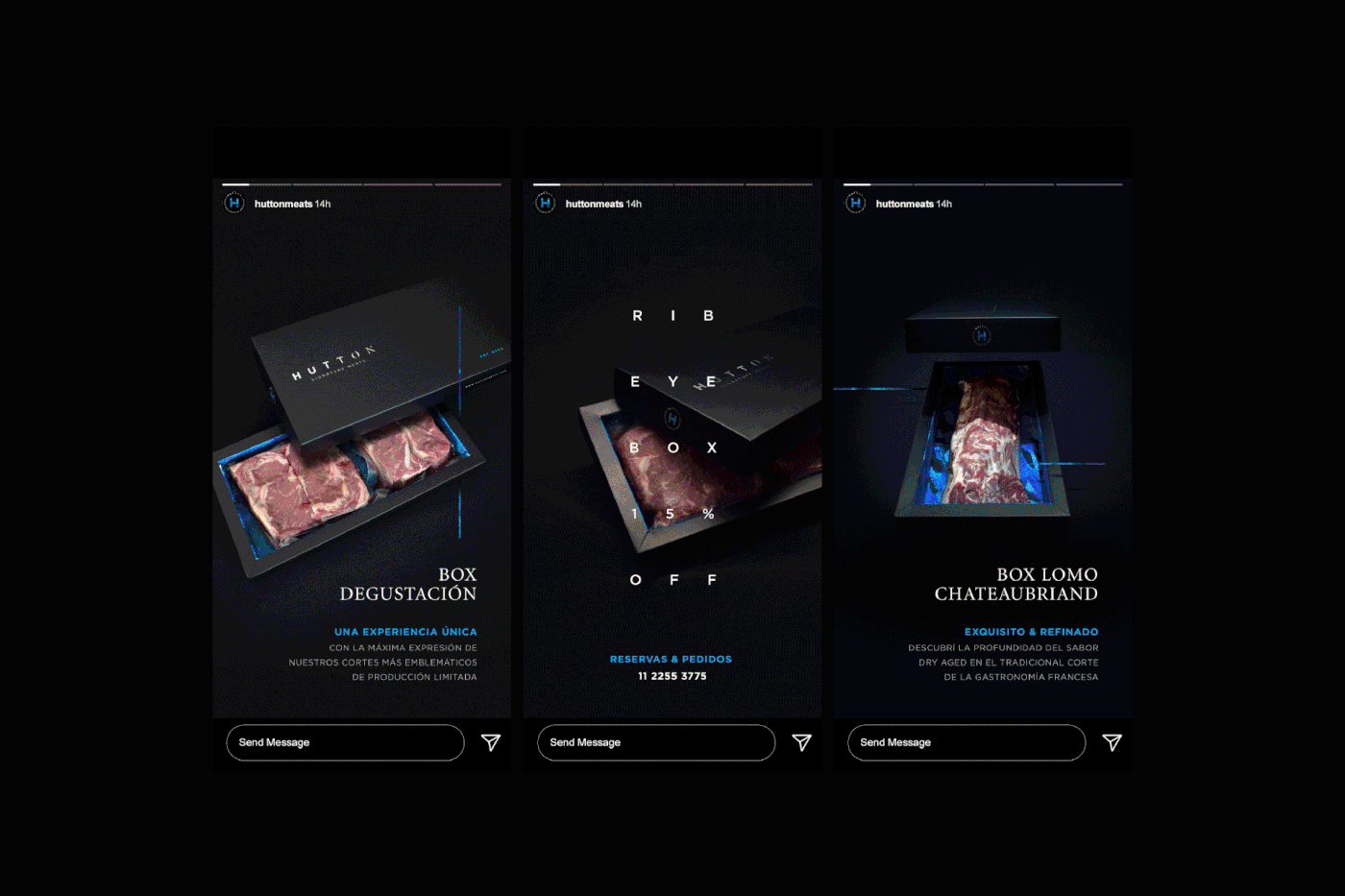 ArtDirection branding  identity instagram meat otherhead Packaging RRSS tipografia tipography