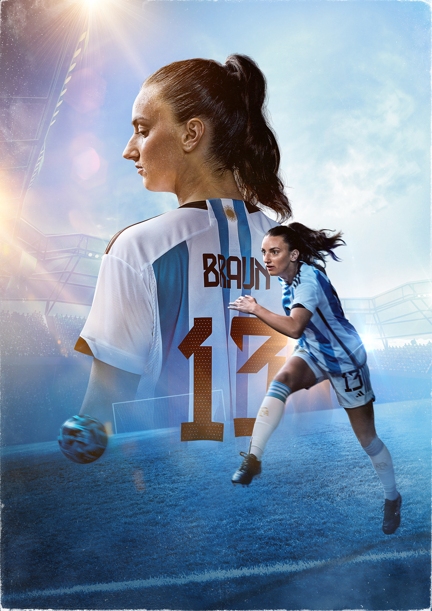 FIFA world cup Argentina football Argentina national team poster