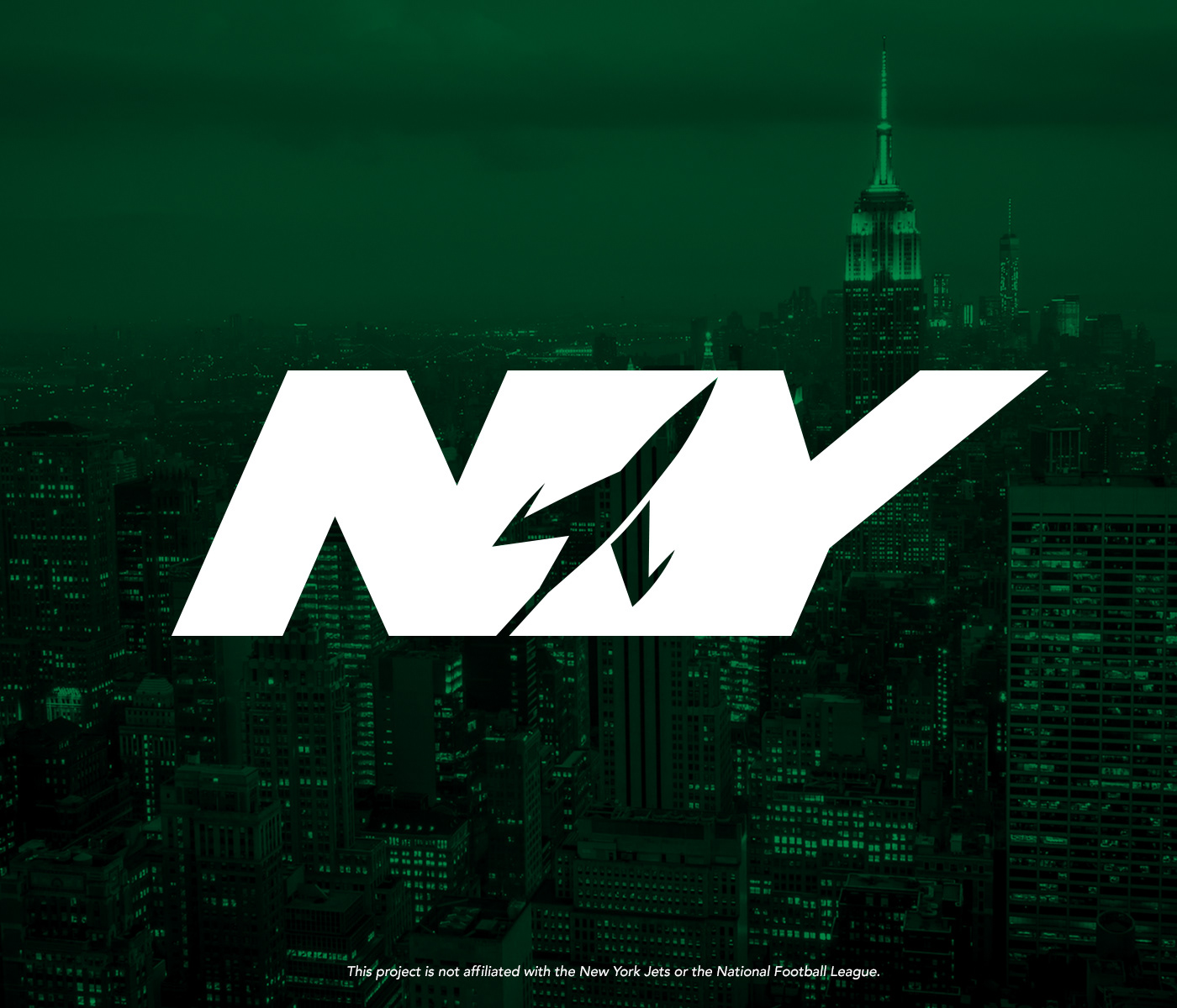 New York Jets nfl branding  ILLUSTRATION  Sports Design logo graphic design  Advertising  football