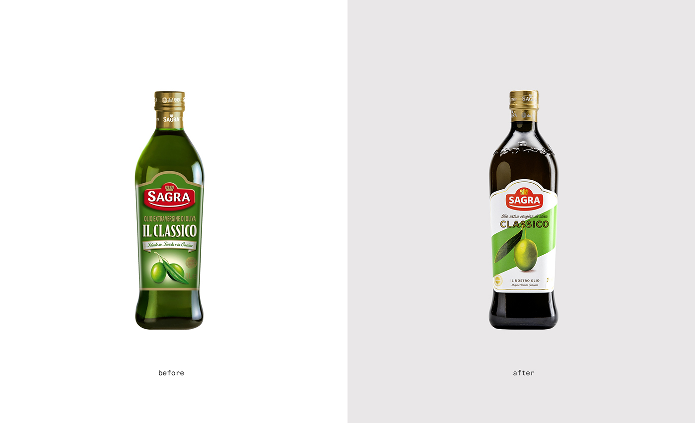AUGE olio sagra Cucina Italy bottle Label design olive