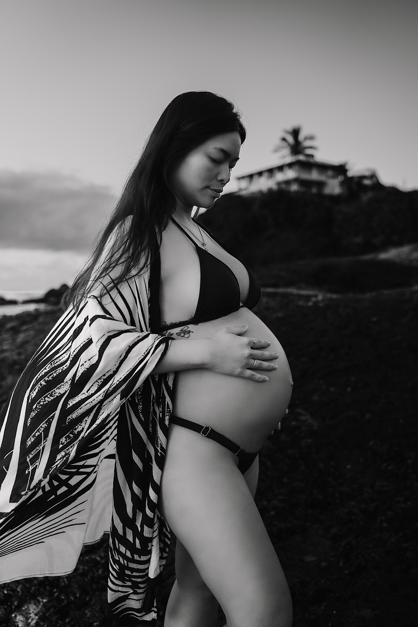 beach Brazil model noah Ocean portrait pregnant sigma Sony