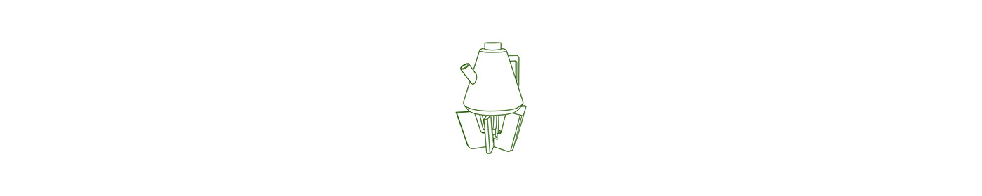 Packaging industrial design  Multi-purpose minimalistic tea warmer product design  keyshot Render modern tea pot