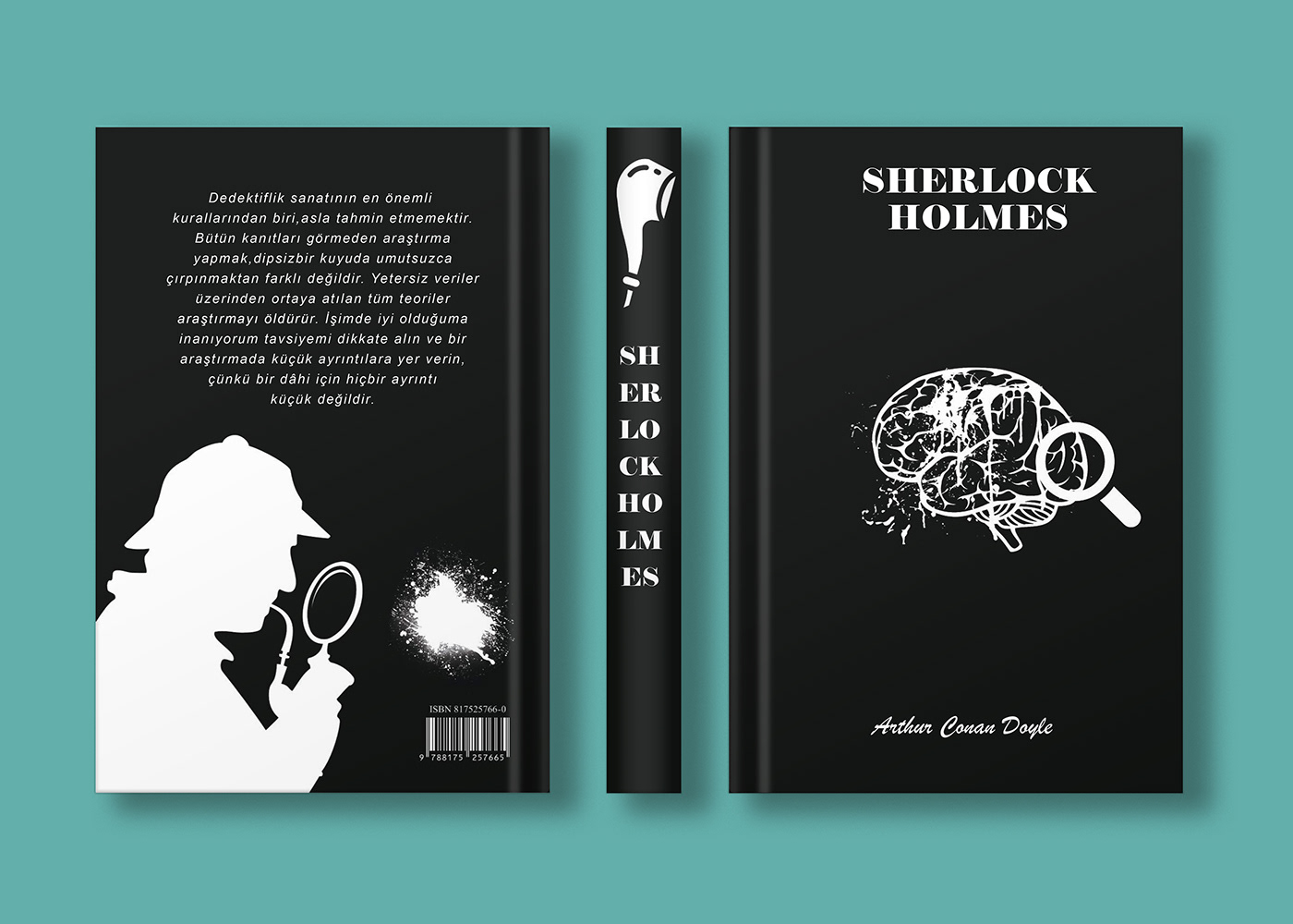 Book Cover Design book design books cover design design kapak tasarımı Kitap Kapağı Sherlock Holmes sherlock holmes book Sherlock Holmes Detective