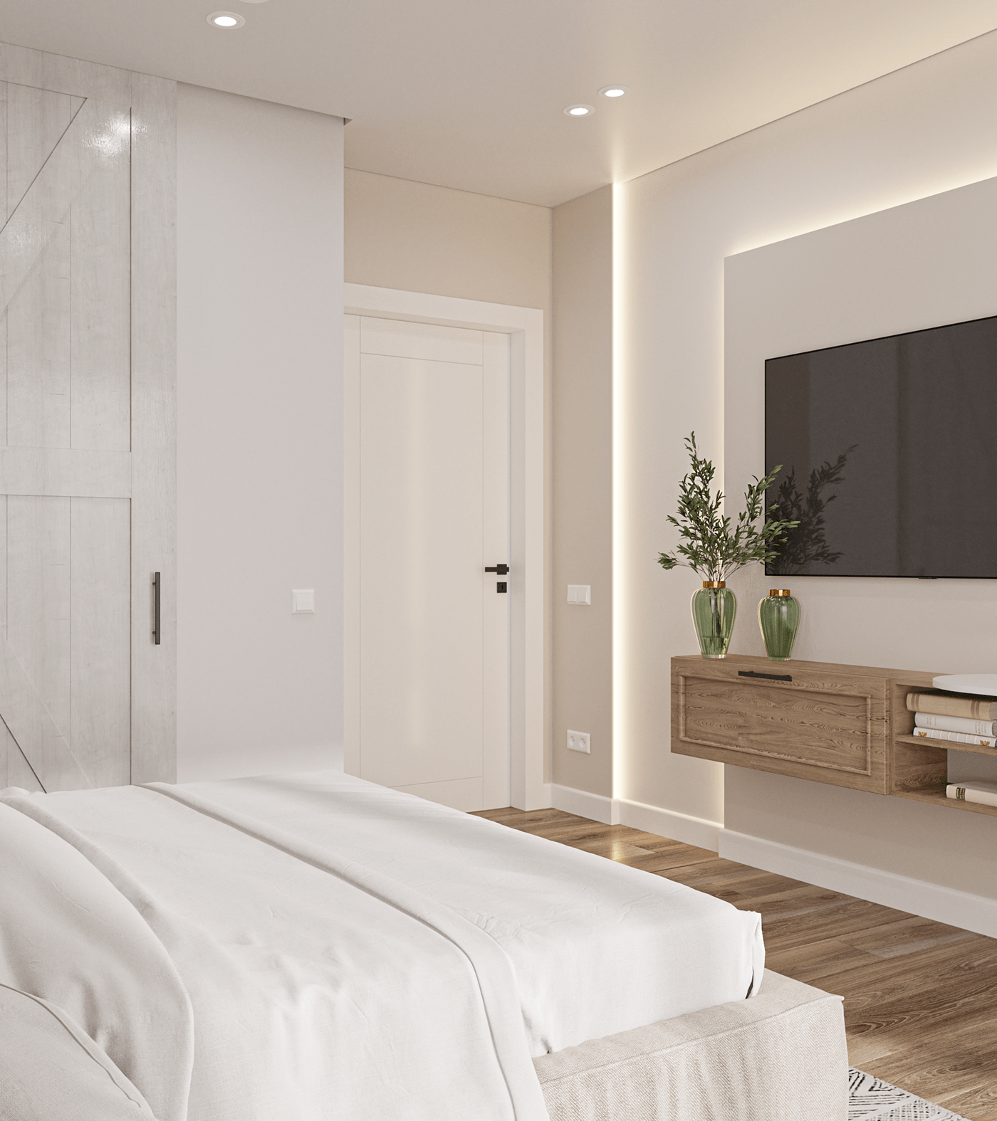3D 3ds max apartment design Interior interior design  modern Render visualization vray