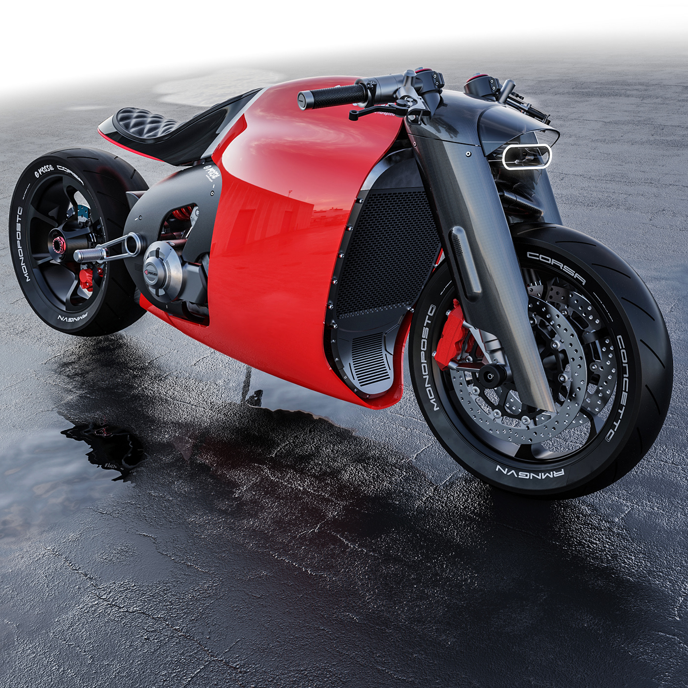 Ducati moto ev electric Motorsport Classic drive tastefully ride tastefully