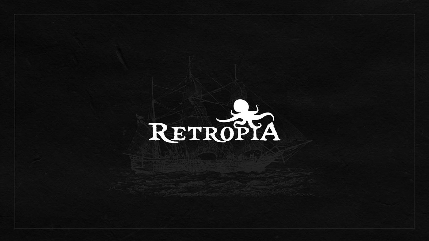 Logo Design pirate Retro sea vintage