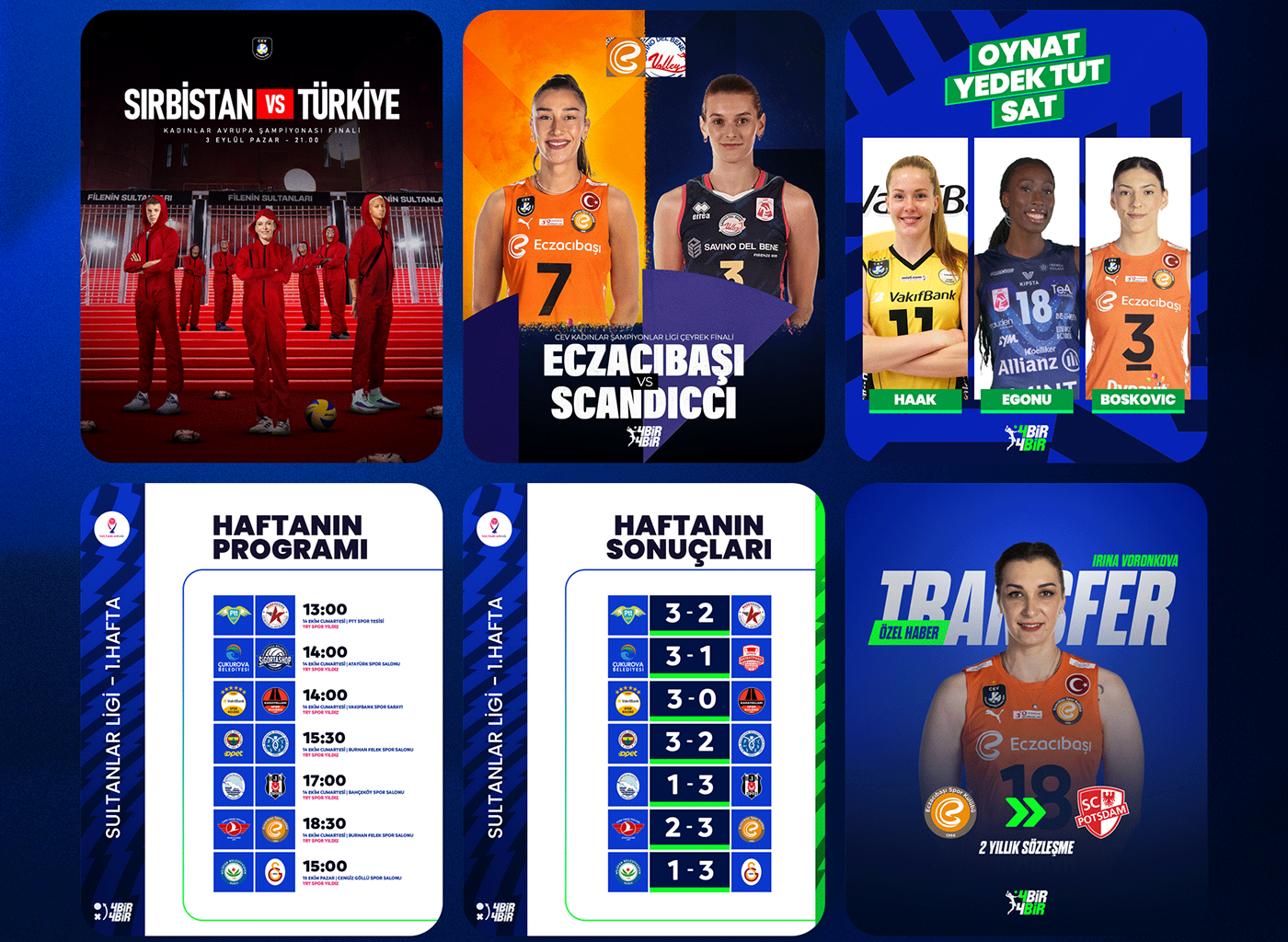 photoshop Poster Design sport design volleyball cev GAMEDAY matchday Social media post Graphic Designer eurovolley