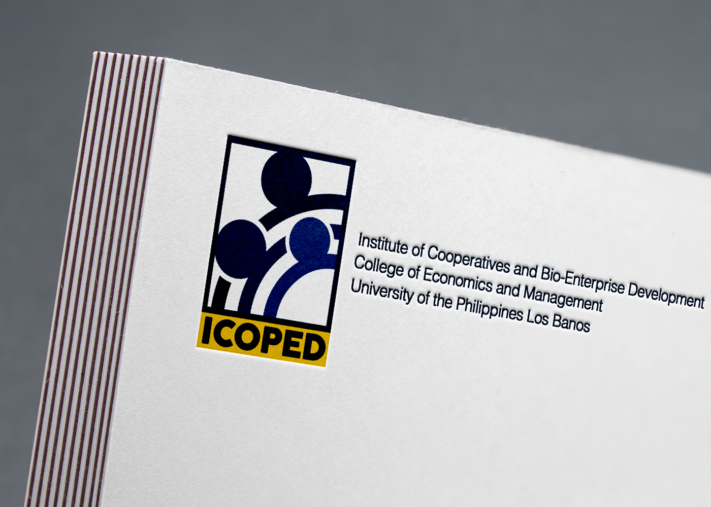 icoped logo UPLB branding  cem cooperatives institute of cooperatives