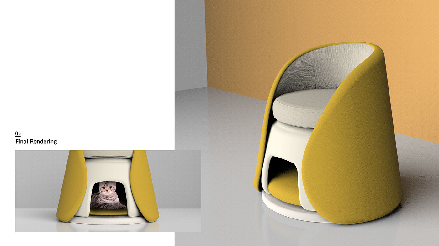 furnituredesign productdesign catdesign industrialdesign chairdesign petchair petdesign