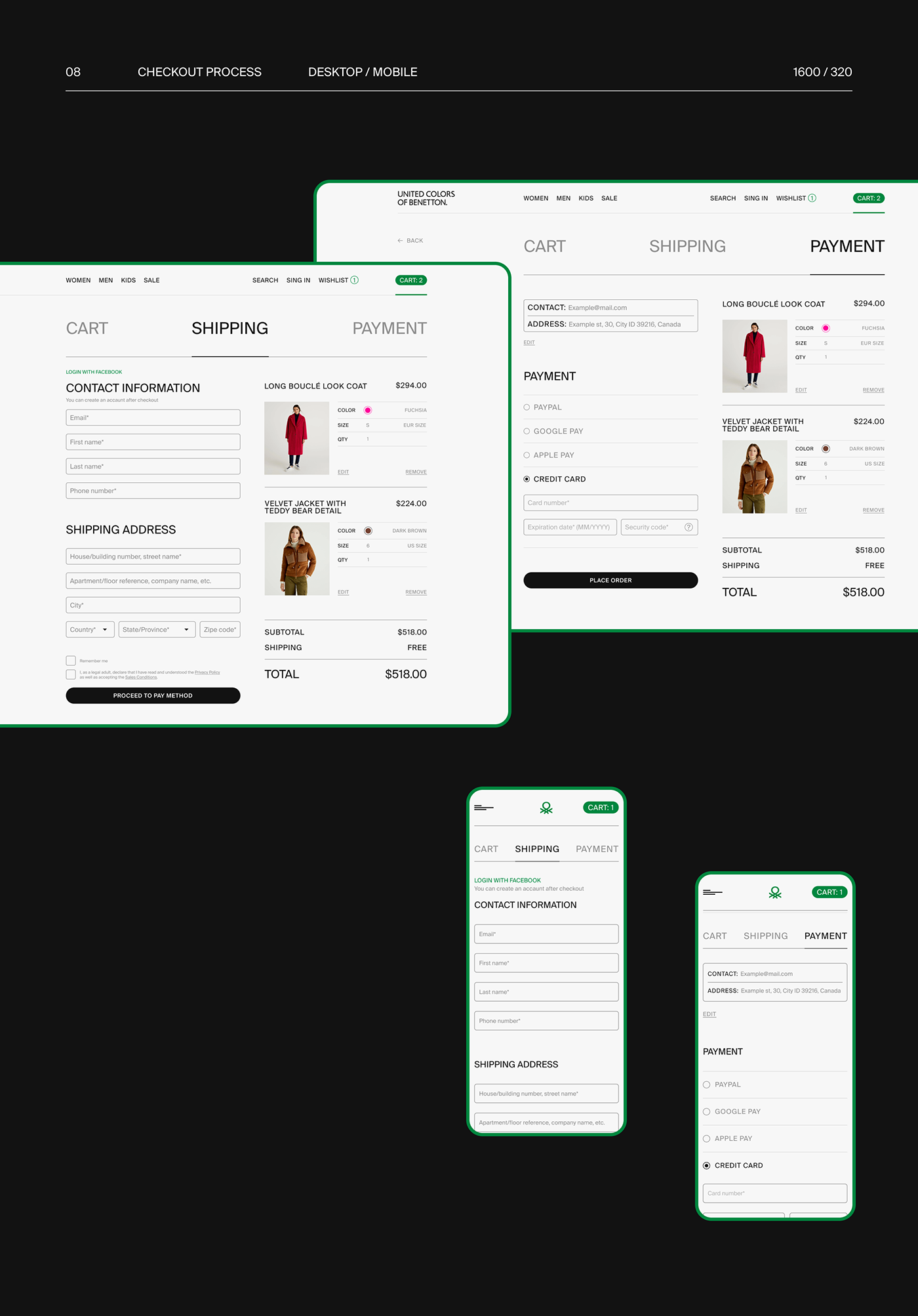 concept e-commerce Figma online store redesign ui design UI/UX uiux Web Design  Website