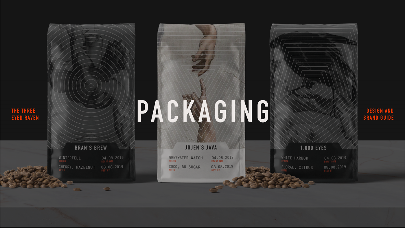 Coffee shop branding brand guide brand identity Style Guide Logo Design coffee packaging Tea Packaging
