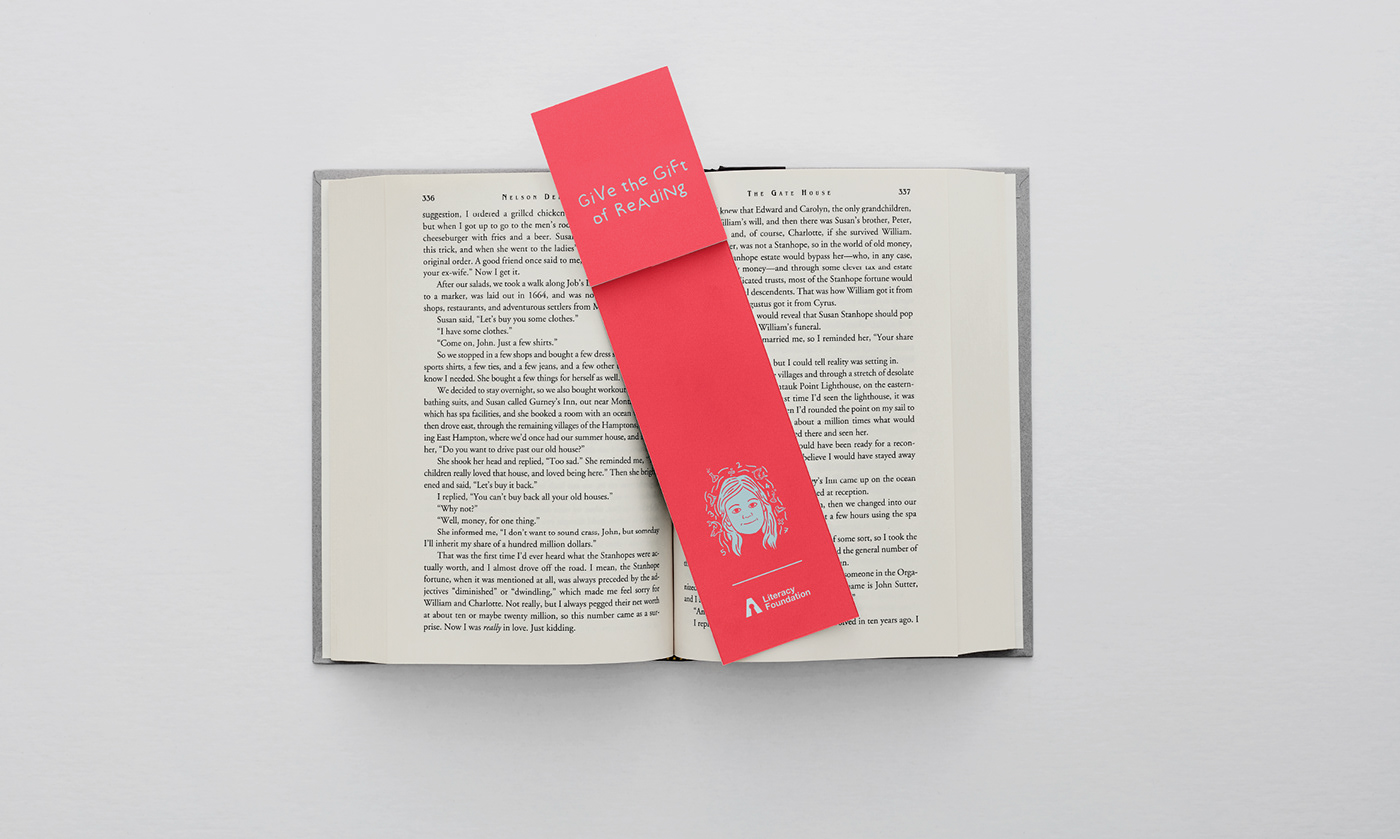 design Advertising  Reading literacy books bookmarks ILLUSTRATION  kids children Bookstore