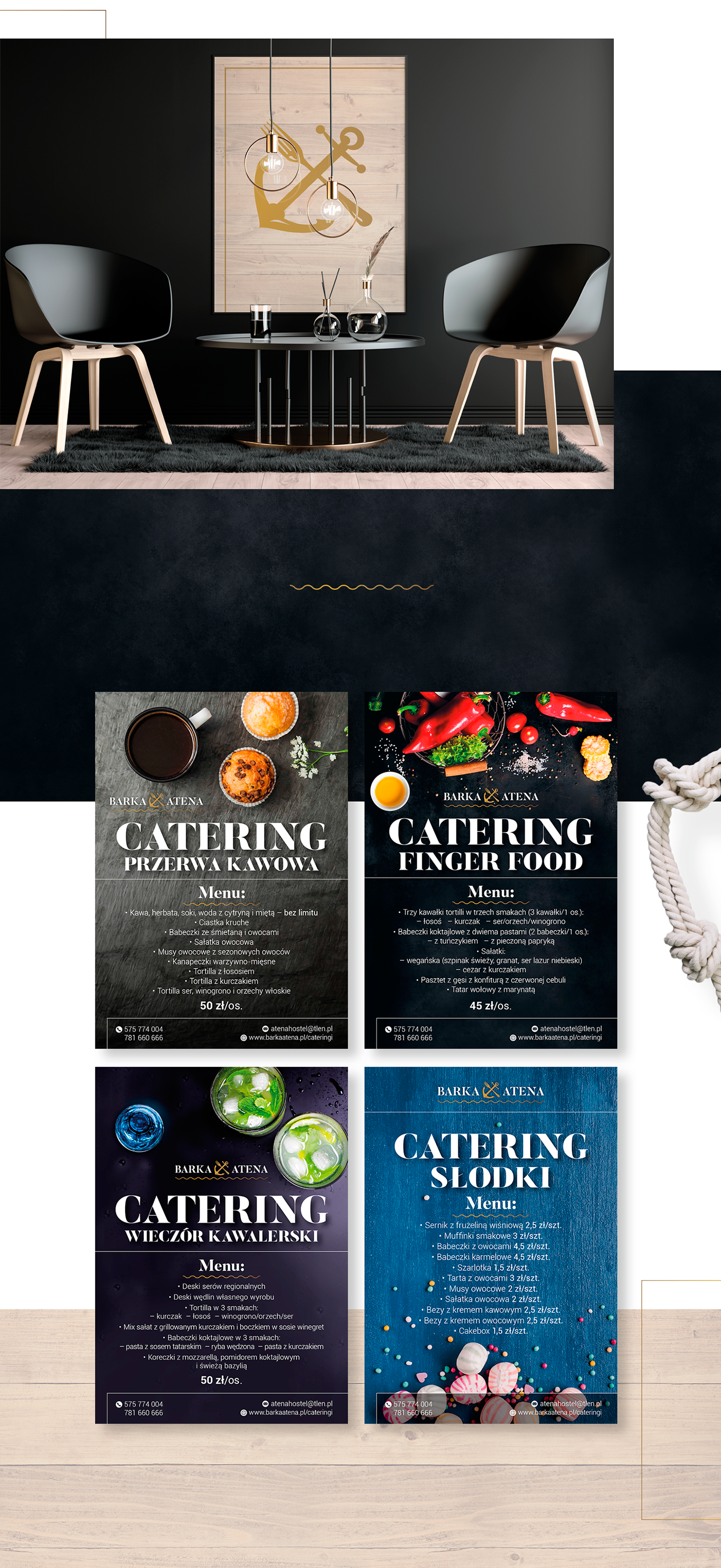 graphic design restaurant hotel Food  sea