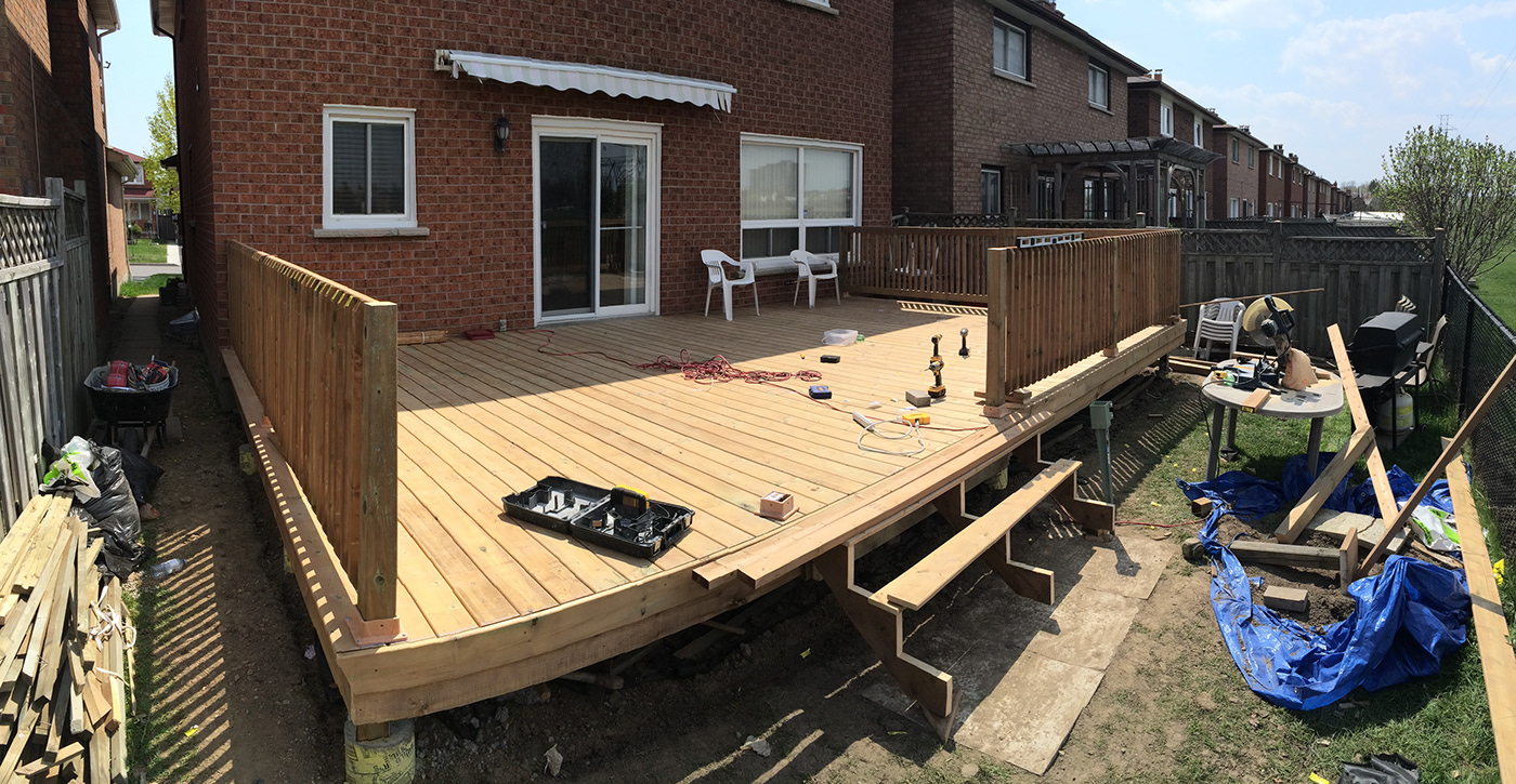 deck backyard construction contractor contractors Toronto Remodeling renovation exterior design professional