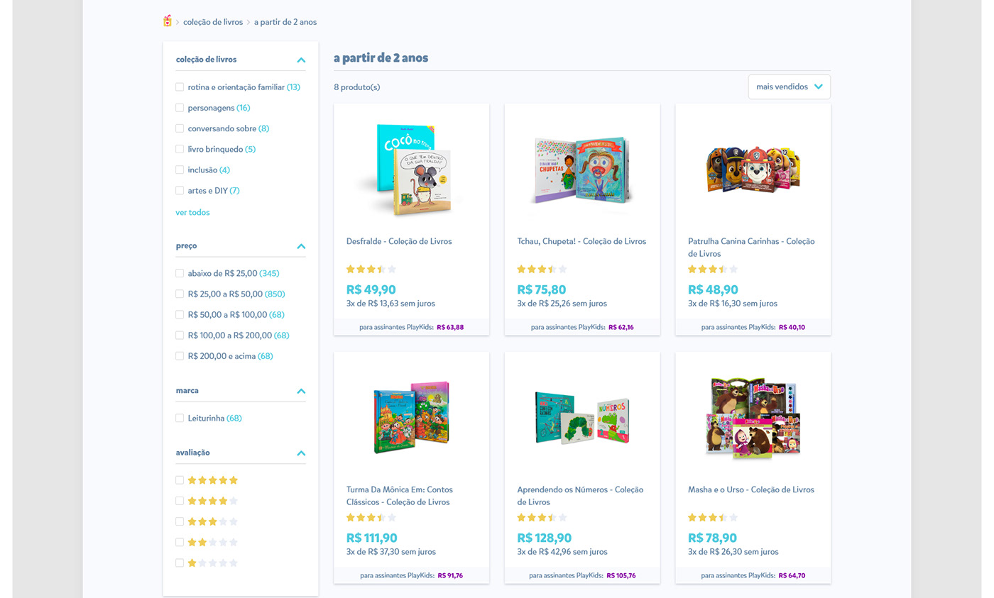 e-commerce kids redesign store