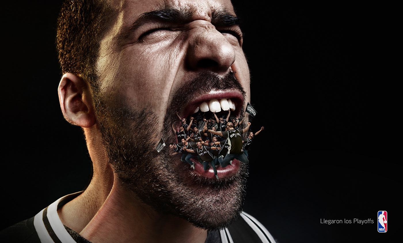 NBA basketball fan scream Spurs Knicks sport passion Photography  juan cruz duran