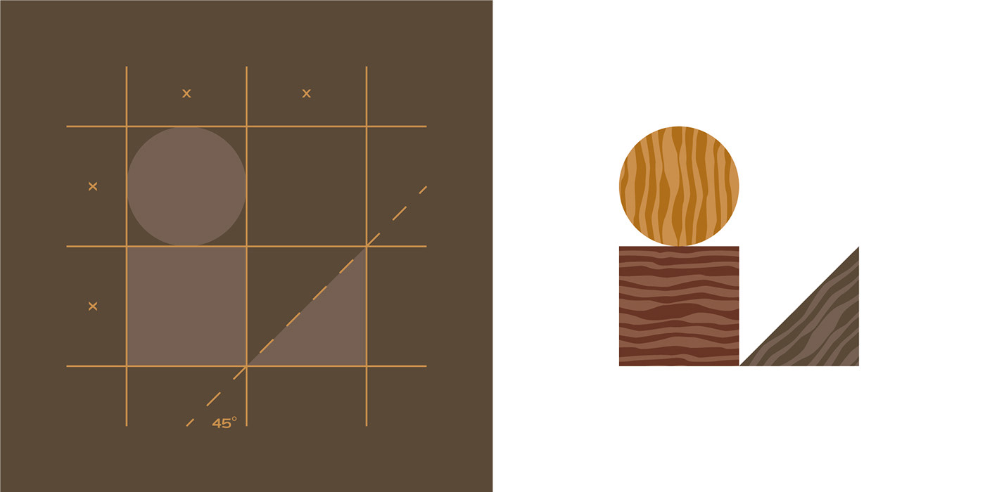 art direction brand identity creative inspire logo Logo Design logos Logotype pictogram wood