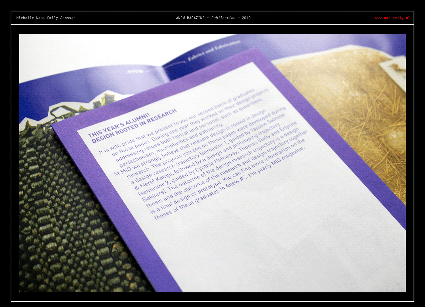 design kabk magazine print Collaboration
