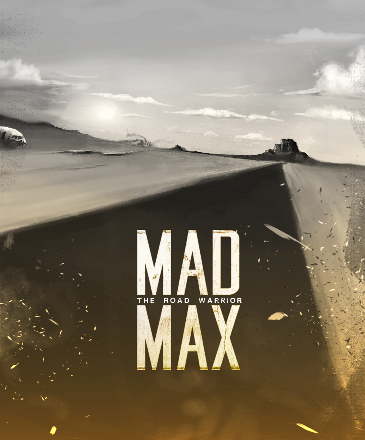 Mad Max warrior concept art rediseño ilustracion JONA ​​NEGBU EDUARDO RAFFO the road warrior Mad Max 2 dieselpunk art Mad punk digital posters
