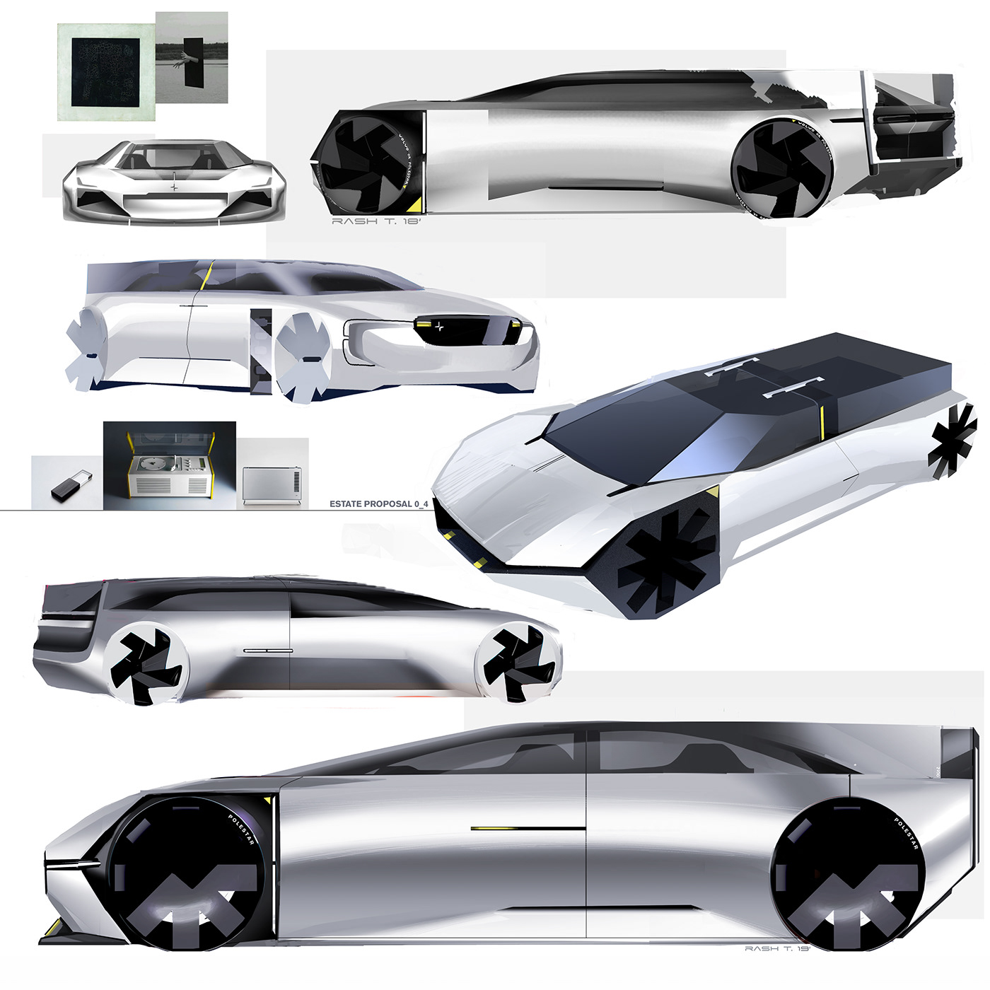 Polestar Transportation Design design car design Volvo Automotive design car Autonomous vehicle Project concept car