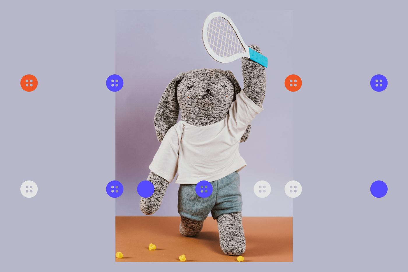 #animals #books  #colors #sport #Toys button children handmade tennis