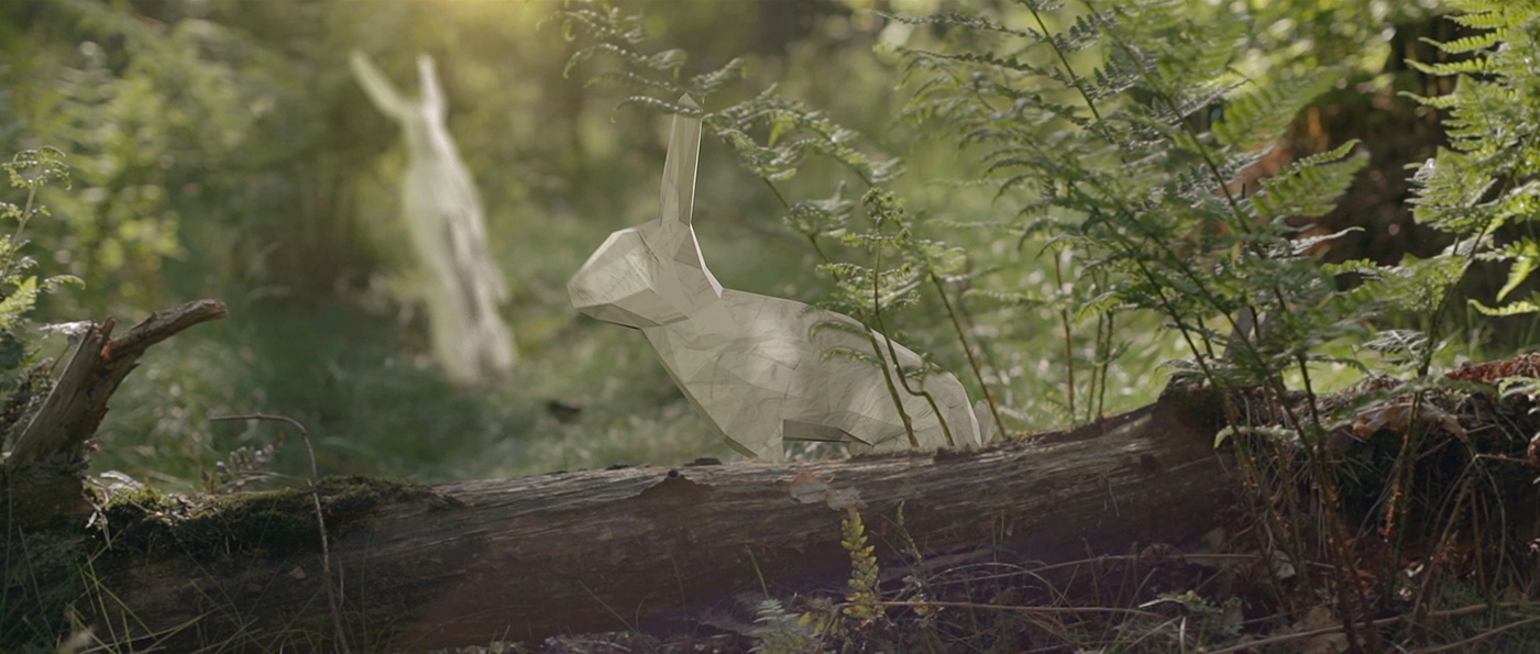 Diorama 3D animals cinema4d compositing forest 3D Tracking