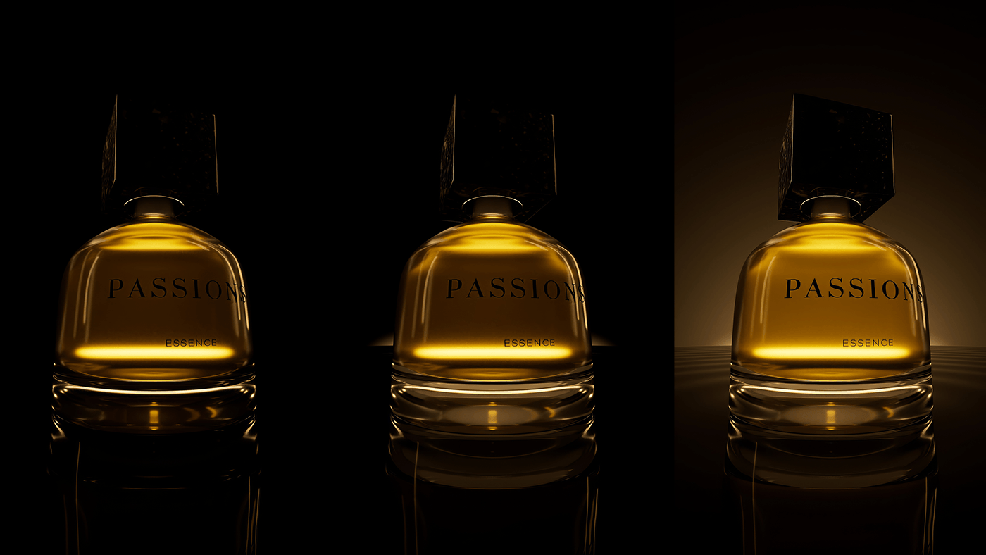 CGI perfume 3D cinema 4d redshift simulation product design  Render visualization